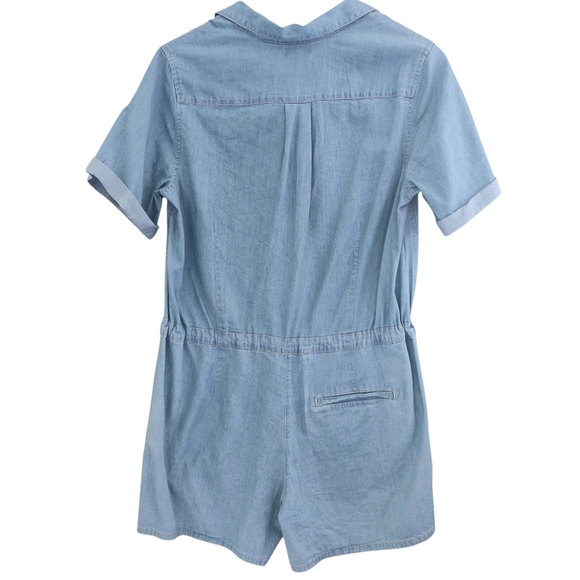 Levi's Light Blue Denim Romper Size Medium Womens - Picture 5 of 7